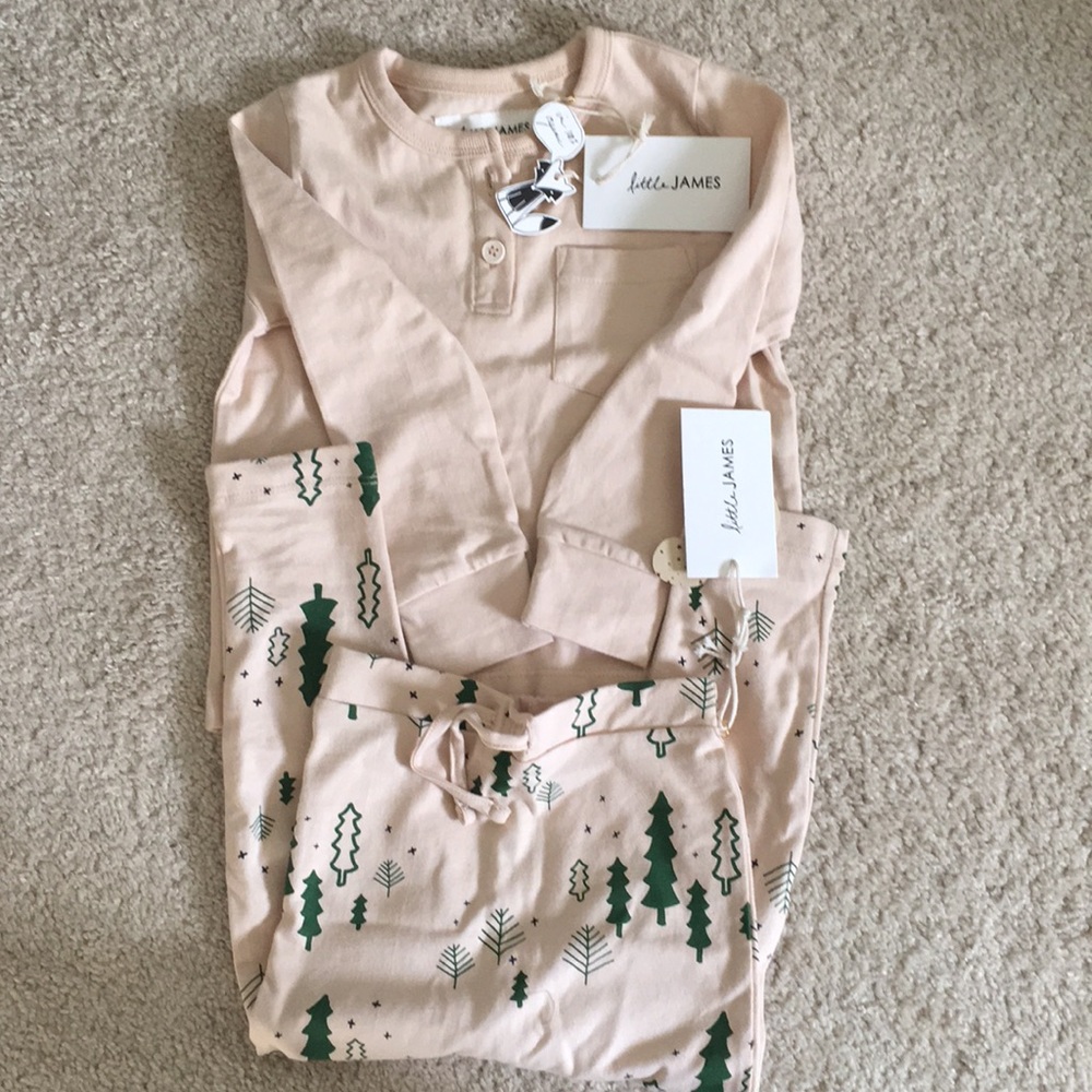 NWT Little James Winter Pajama Set